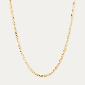 Cadena de Oro 9k con Eslabón 3x1 Vernazza