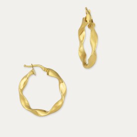 Pendientes Oro Aro Retorcido Trend