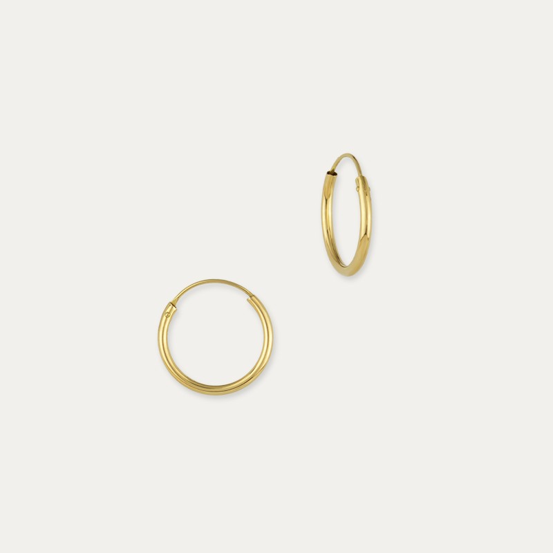 Pendientes Aro Oro 9k Coldstock