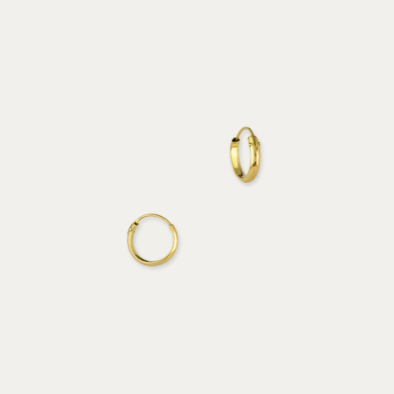 Pendientes Aro Oro 9k Media Caña Griffin
