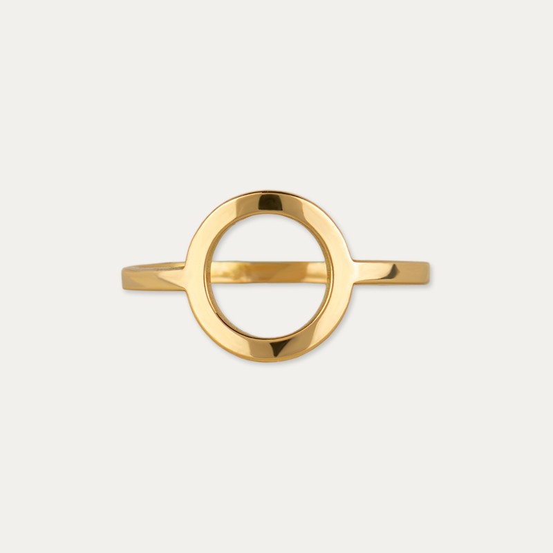 Anillo Oro Aro Brillo Particles