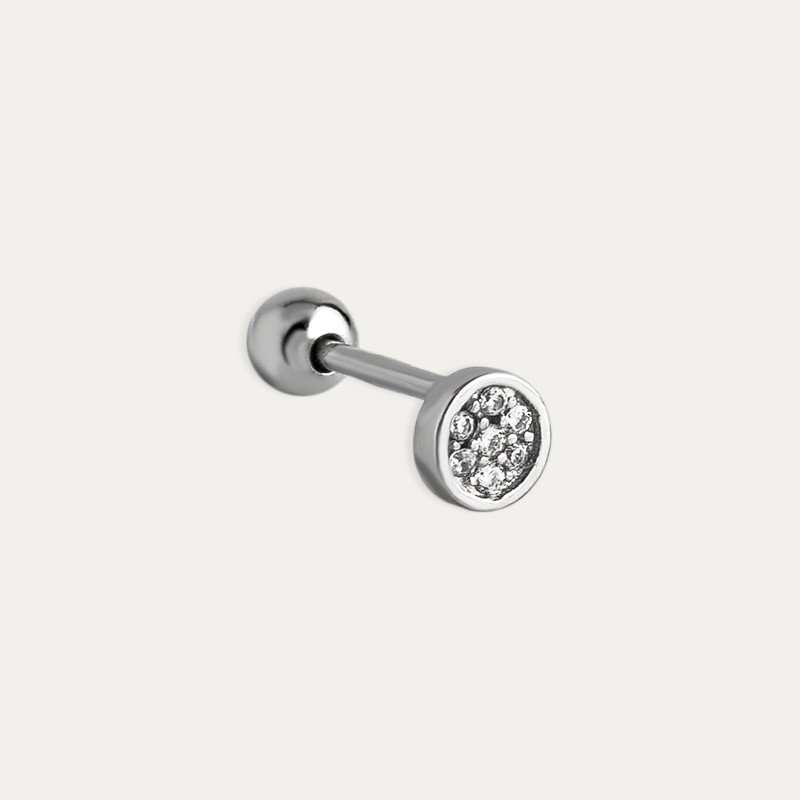 Piercing Plata Plateada Stud