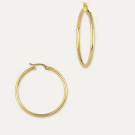 Pendientes Oro Aro Liso Ankara