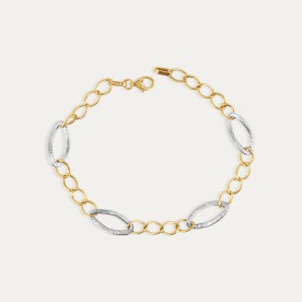 Pulsera Oro Bicolor Shuttle