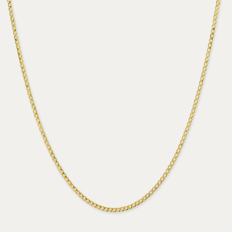 Cadena Oro Eslabón Barbado Kubu