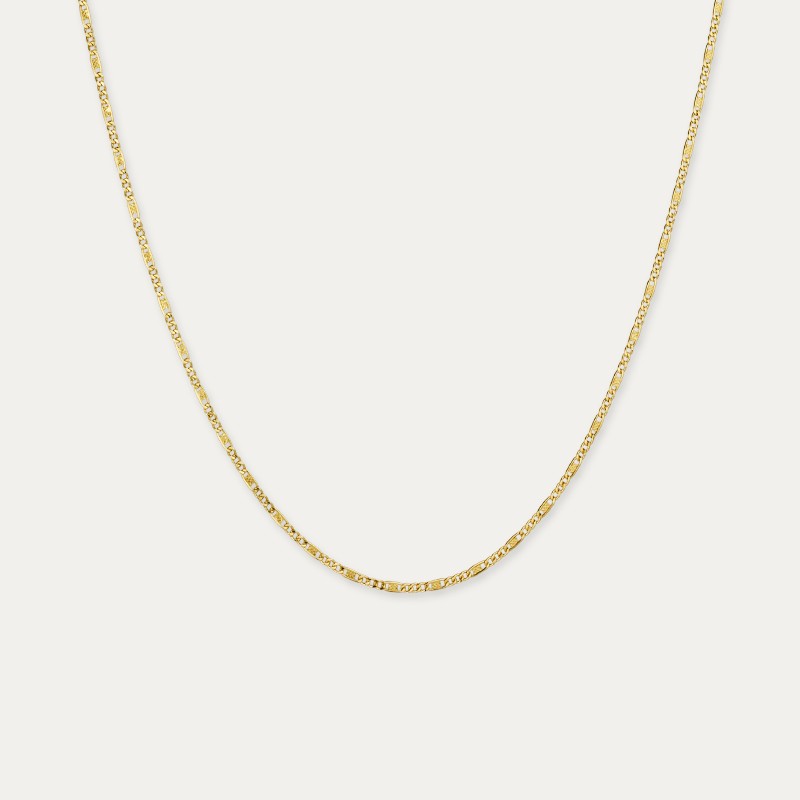 Cadena Oro Eslabón Combinado Joliet