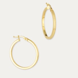 Pendientes Oro Aro Liso Hali