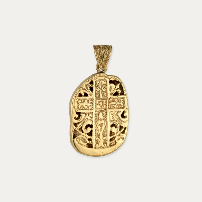 Colgante Cabeza Cristo Oro Innocence