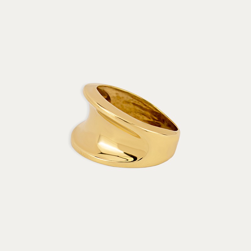 Anillo Oro Clásico Dome