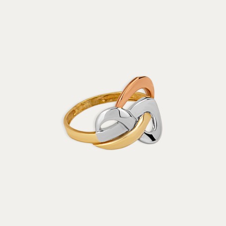 Anillo Oro Tricolor Tidal