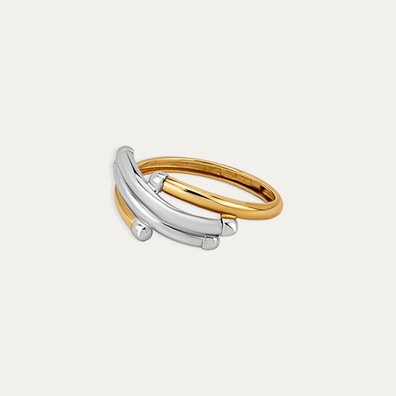 Anillo Oro Bicolor Bond