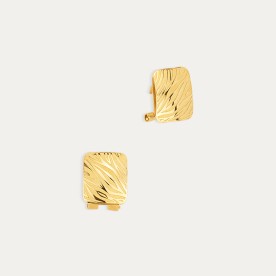 Pendientes Oro Animal Print Omega Minde