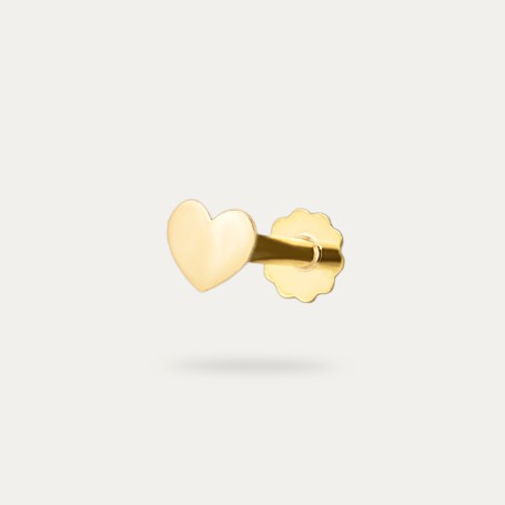 Piercing Oro 9k Corazón Brillo Vilaboa