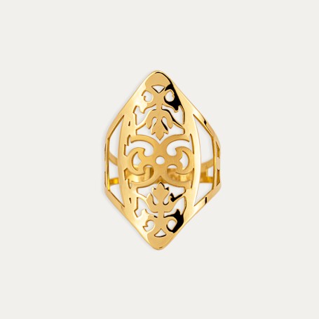 Anillo Lanzadera Oro Cenefa Tavira