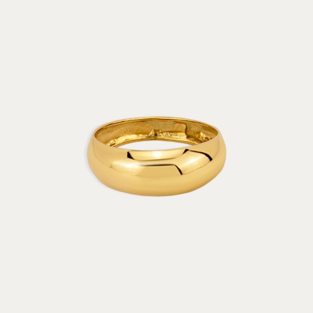 Anillo Oro Liso Karma