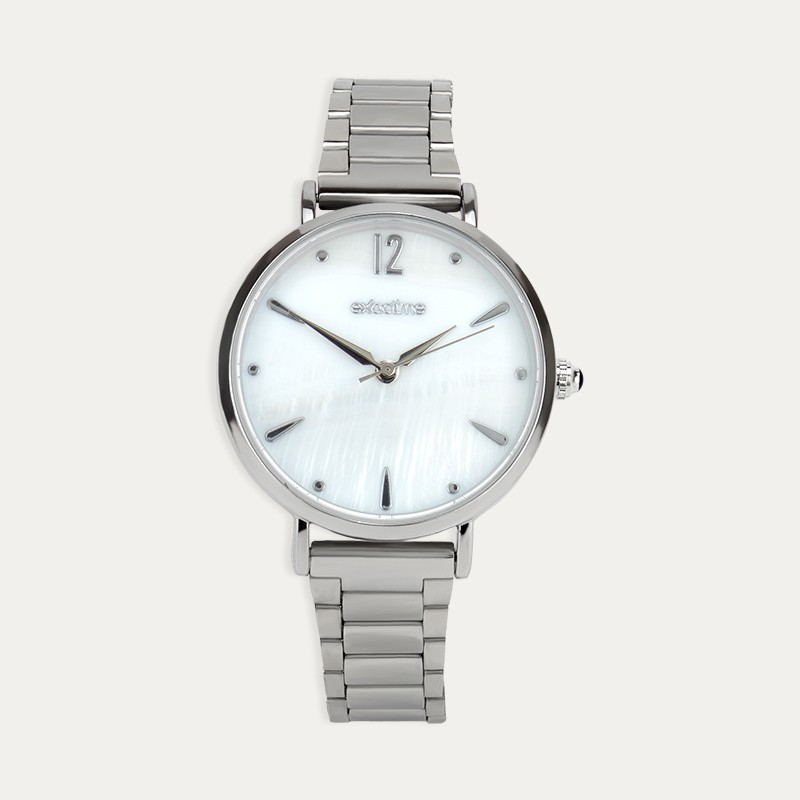 Reloj de Mujer en Acero con Esfera Color Cielo Chic