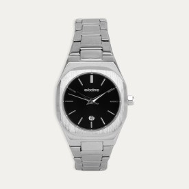 Reloj Señora Acero Esfera Negra Business