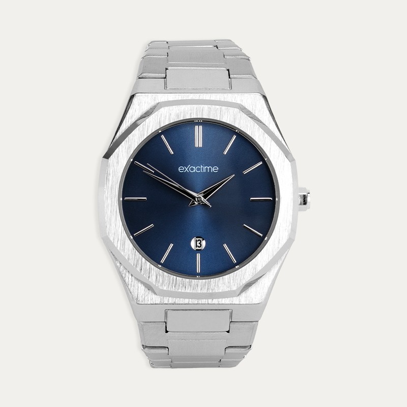 Reloj Acero Esfera Azul Époque