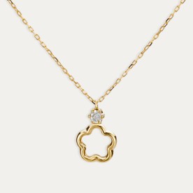 Gargantilla Oro Flor Circonita Monckler