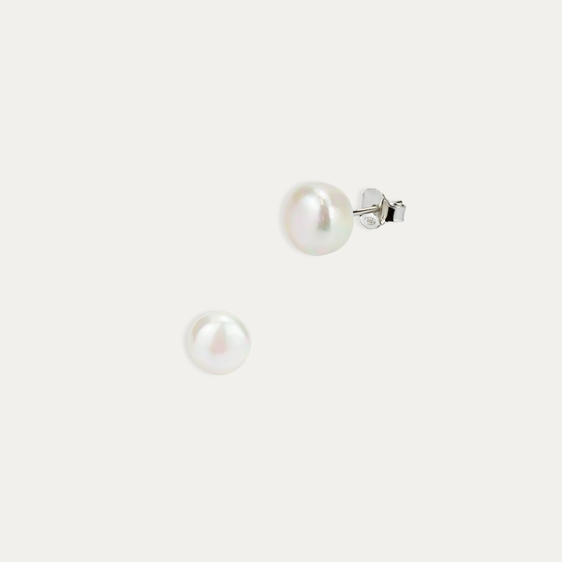 Pendientes Plata Perla Balear