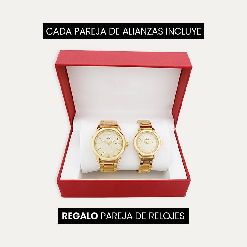 Alianza De Boda Oro Amarillo Oro Blanco MOD210