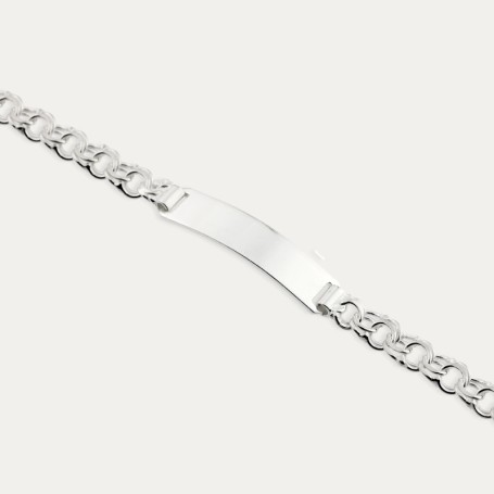 Pulsera Plata Chapa Hungarina Paul zoom