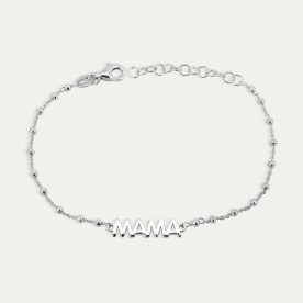 Pulsera de Plata con Bolas Mamá Delhi