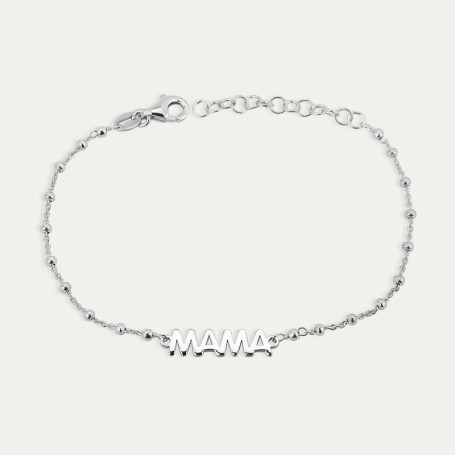 Pulsera de Plata con Bolas Mamá Delhi