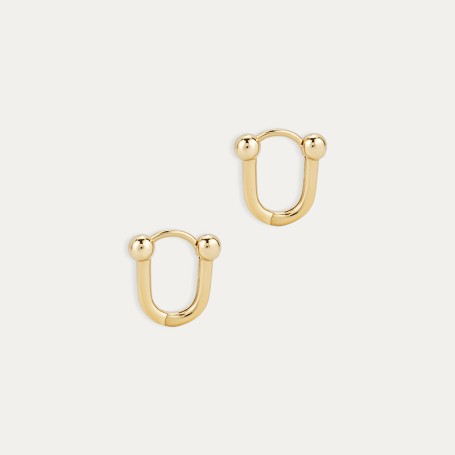 Pendientes Aro Oro 9k Pipe Sunset