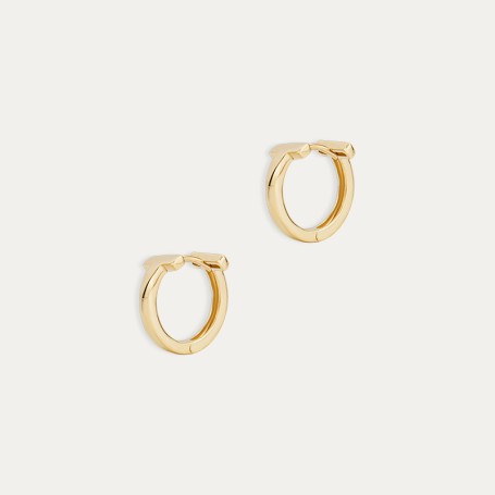 Pendientes Aro Oro 9k Aby Sunset