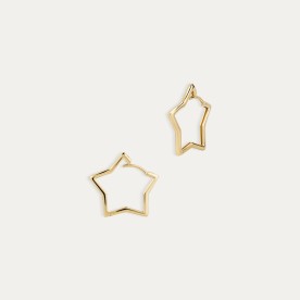 Pendientes Oro 9k Superstar Sunset