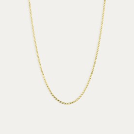 Cadena Oro 9k Eslabón Fígaro Calais