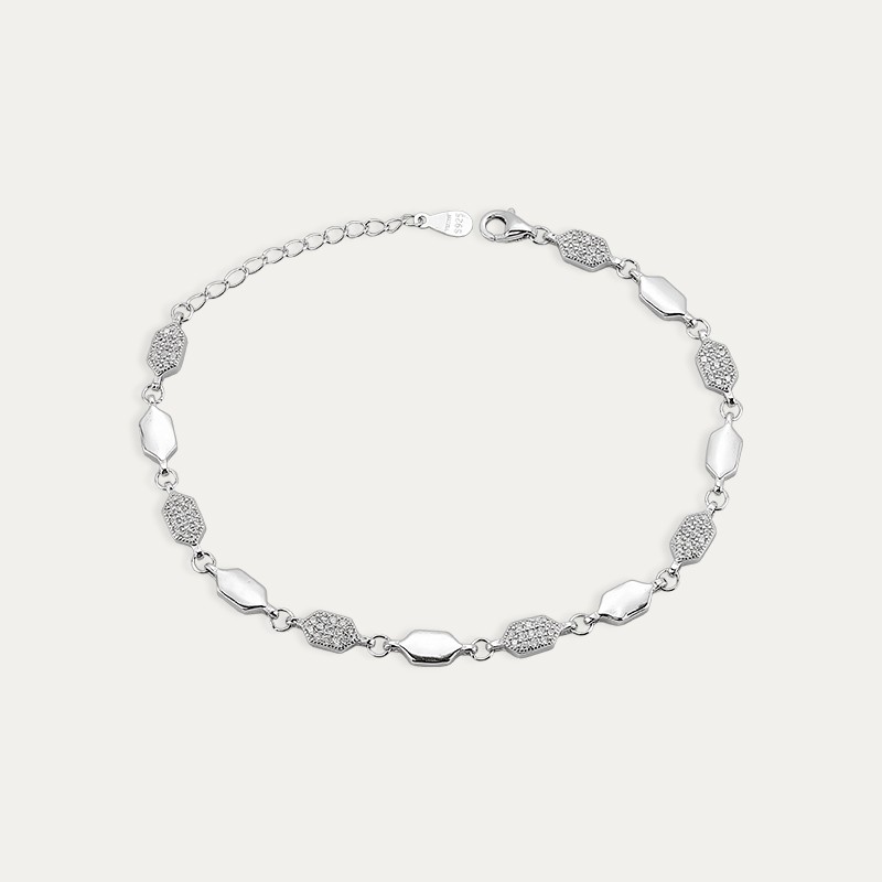 Pulsera Plata Bolonia
