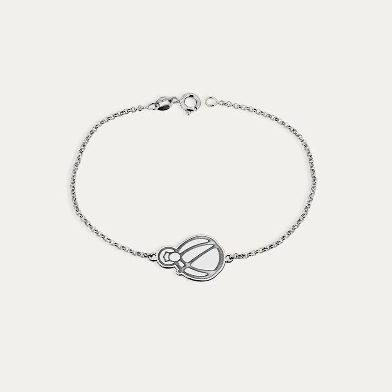 Pulsera Virgen de la Cabeza Plata