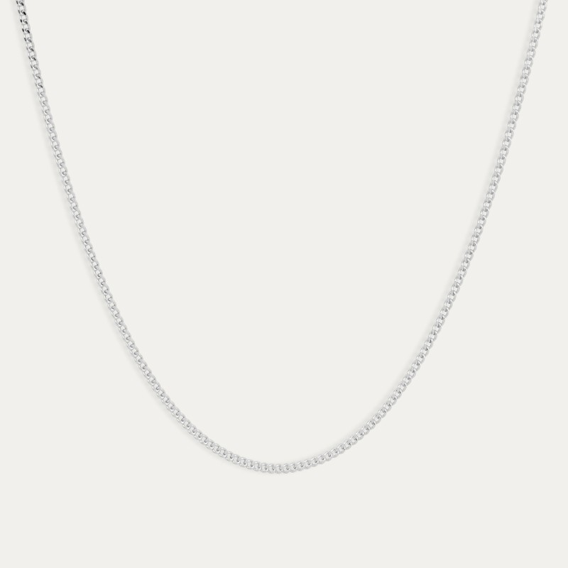 Cadena Plata Barbada Wired