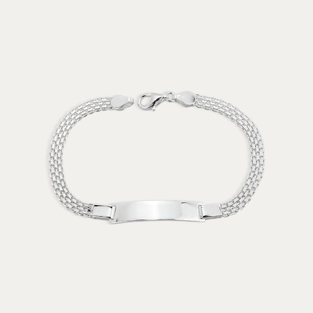 Pulsera Chapa Plata Biskmar Lecce