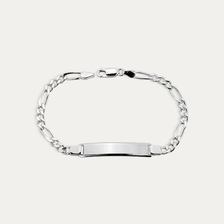Pulsera Chapa Plata 3X1 Pesaro