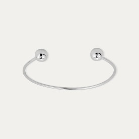 Pulsera Media Caña Plata Matera