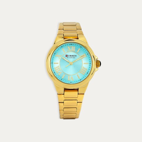 Reloj Mujer Acero Dorado Wave