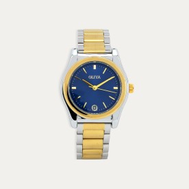Reloj Mujer Acero Bicolor Básico