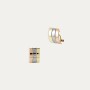 Pendientes Oro 9k Tricolor Omega Jolie