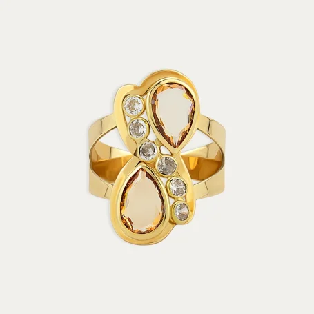 Anillo Lanzadera Oro 18k Circus