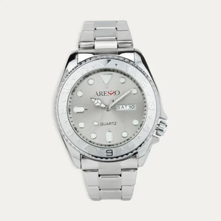 Reloj Acero Hombre Esfera Crystal