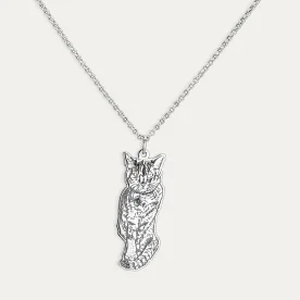 Collar Plata Gato