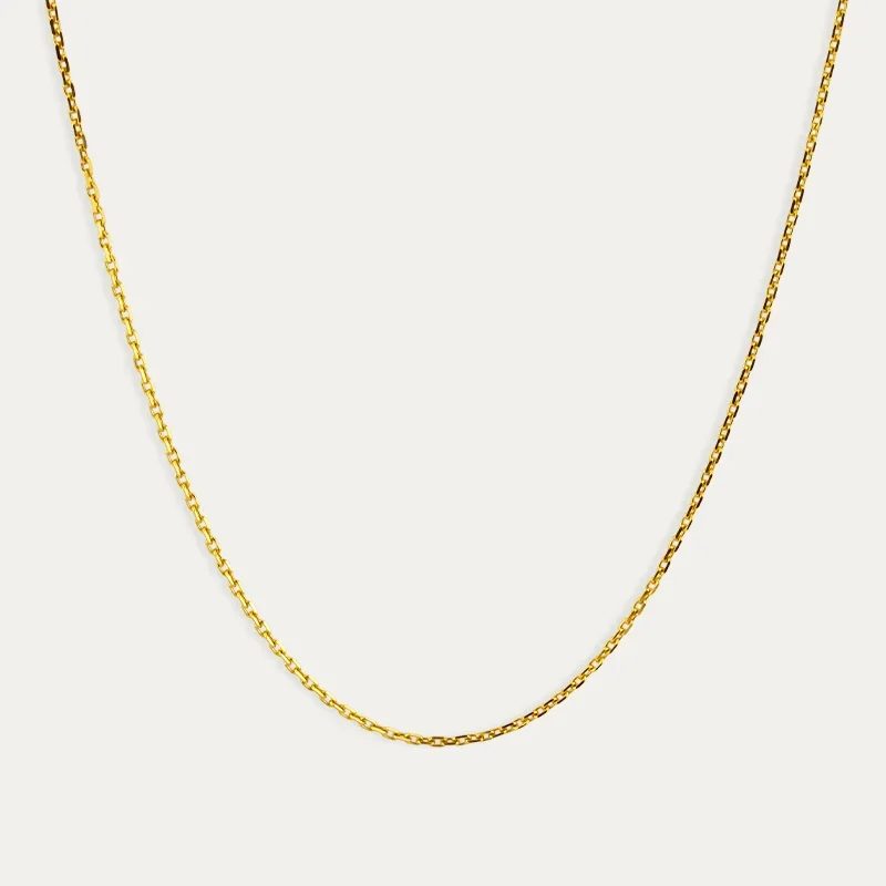 Cadena Oro 9k Eslabón England Return