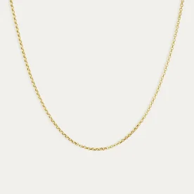 Cadena Oro 18k Eslabón Rolo Elsa