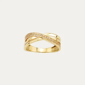 Anillo Oro 9k Circonitas Dafne