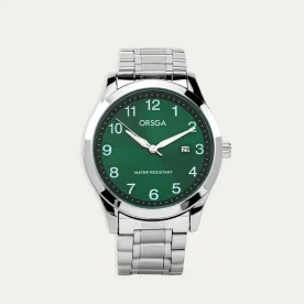 Reloj Acero Hombre Analógico Verde Kumasi