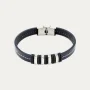 Pulsera Acero Hombre Motivo Azul