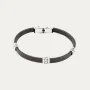Pulsera Acero Hombre Marrón Joe